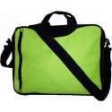 Schoudertas voor laptop/documenten 15.6 inch kleur lime