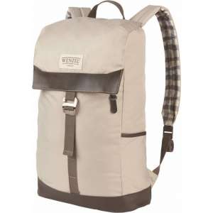 Wenzel Rugzak - Stache 20 L Rugzak - Beige - 16 Inch Laptopvak