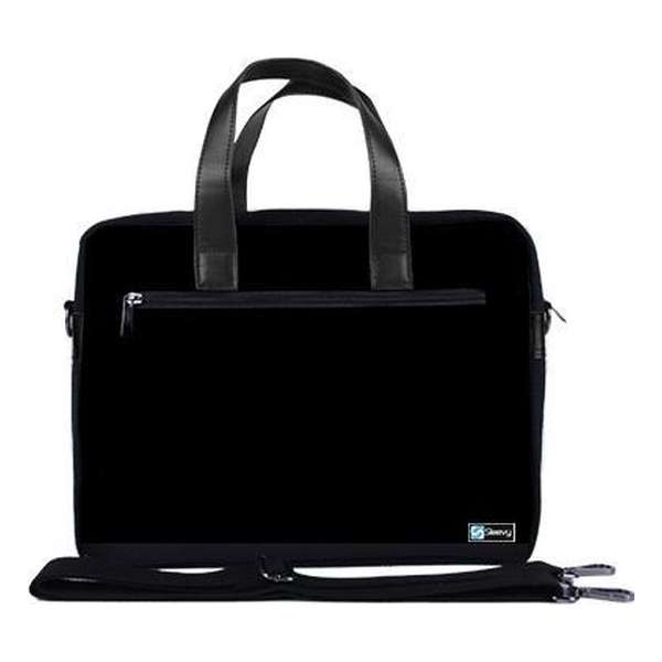 Laptoptas 15,6 / schoudertas zwart - Sleevy - laptoptas - schooltas