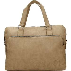 Enrico Benetti Toulouse Dames Handtas - 15 inch Laptoptas - Taupe