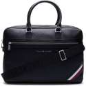 Tommy Hilfiger Black Monogram Laptoptas  - zwart