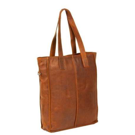 Justified Schoudertas Dames Shopper Cognac