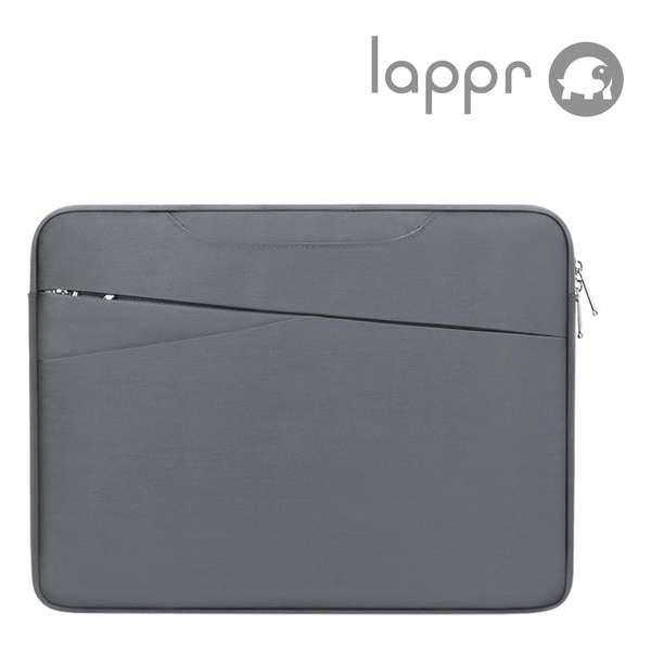 LAPPR® - Laptophoes - Laptopsleeve Nylon - Laptoptas - Duurzaam - Bestseller - 13,3/14 inch - Grijs