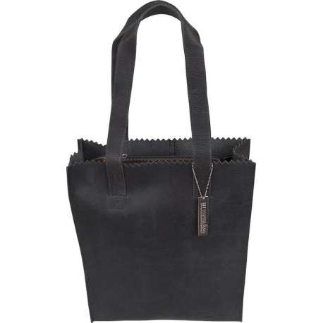 MYOMY My Paper Bag Deluxe Dames Shopper - Hunter off black