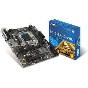 MSI B150M PRO-VHL LGA 1151 (Socket H4) Micro ATX Intel® B150