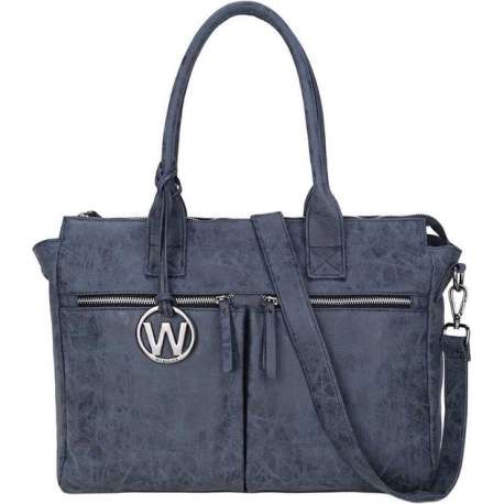 Wimona Catarina 2030 Schoudertas / Laptoptas - Blauw