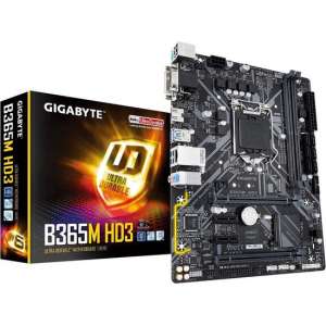 Gigabyte B365M HD3 moederbord LGA 1151 (Socket H4) Micro ATX Intel B365