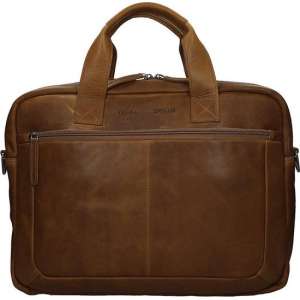 Chesterfield Laptoptas A4 Calvi 15.6'' Cognac