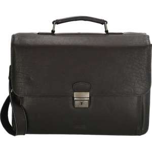 Old West Waco Unisex Laptop aktetas Zwart 15.6" met slot