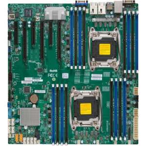 Supermicro X10DRi-T server-/werkstationmoederbord LGA 2011 (Socket R) Verlengd ATX Intel® C612