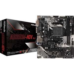Asrock AB350M-HDV R4.0 Socket AM4 micro ATX AMD Promontory B350