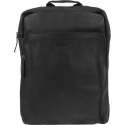 DSTRCT Raider Road Montana Leren Rugtas / Laptoprugzak - 15,6 inch laptoptas - Zwart