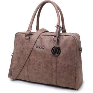 Wimona Luciana 2010 Dames Laptoptas - 15,6 inch - Cognac