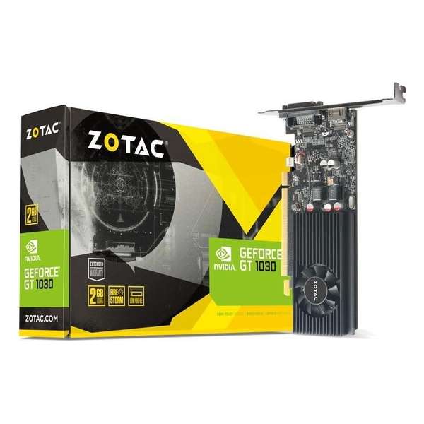 Zotac ZT-P10300A-10L GeForce GT 1030 2GB GDDR5 videokaart