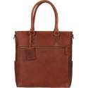 BURKELY Antique Avery Shopper - 13,3 inch Laptoptas - Cognac