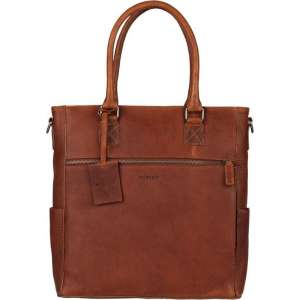 BURKELY Antique Avery Shopper - 13,3 inch Laptoptas - Cognac