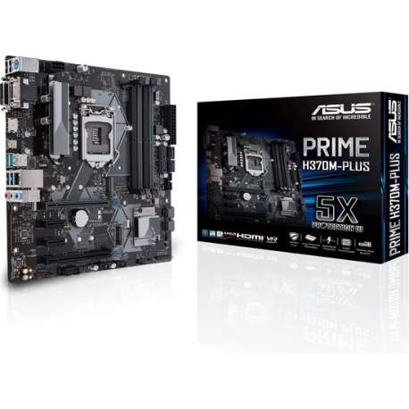 ASUS PRIME H370M-PLUS LGA 1151 (Socket H4) Micro ATX Intel® H370