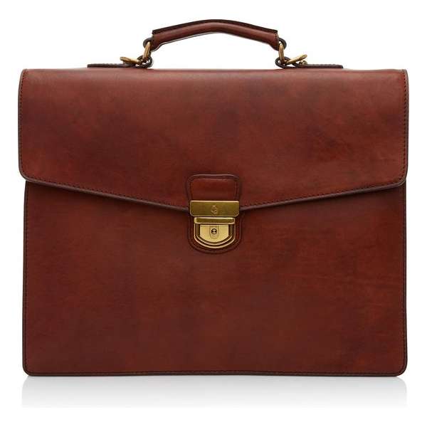 Castelijn & Beerens - Dutch Masterpiece Laptoptas 15,4” | cognac - Cognac