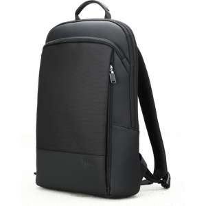 Aloba - Rugzak met Laptopvak tot 15.6 inch - anti diefstal tas - Waterdichte moderne rugzak - leer