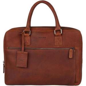 BURKELY Antique Avery Aktetas - 15,6 inch laptoptas - Cognac