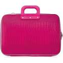 Bombata Croco Hardcase Laptoptas 15 inch Roze