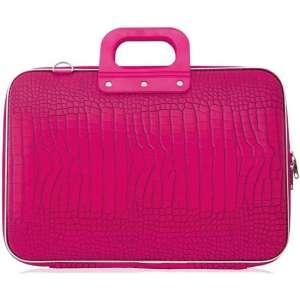 Bombata Croco Hardcase Laptoptas 15 inch Roze