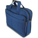 Businessme Laptoptas - Aktetas - Schoudertas Heren - 15.6 inch - Met Schouderband - Blauw