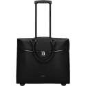 Gigi Fratelli Dames Leren Laptop Trolley 15.6 inch Romance Business ROM8015 Zwart