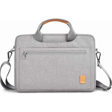 Apple Macbook Pro 13 (2020) Laptop Tas - 13.3 inch Pioneer Waterafstotende laptoptas met schouderband - Grijs