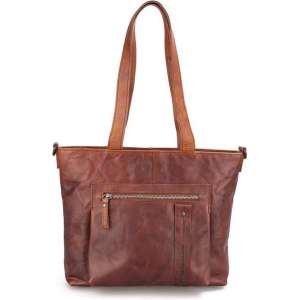 Spikes & Sparrow Unisex Schoudertas Cognac