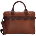 Micmacbags Montana Aktetas - 15,6 inch Laptoptas - Bruin