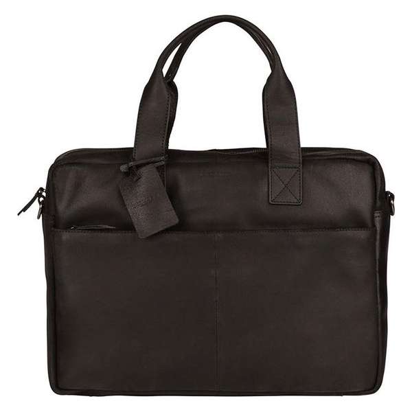 BURKELY Vintage River Aktetas - 15 inch Laptoptas - Zwart