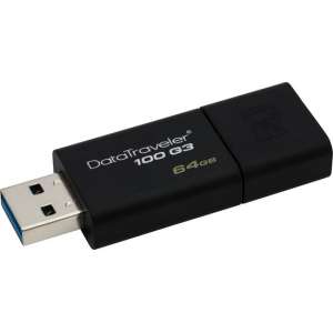 Kingston DataTraveler 100 G3 - USB-stick - 64 GB