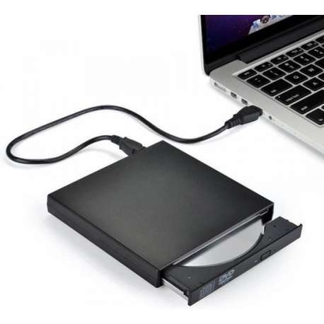 Plug & Play Externe CD/DVD Combo Drive Speler Reader - USB 2.0 CD-Rom Disk Lezer & Brander