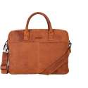 DSTRCT Wall Street Business laptoptas - 15,6 inch laptopvak - Sleutelhanger - Cognac