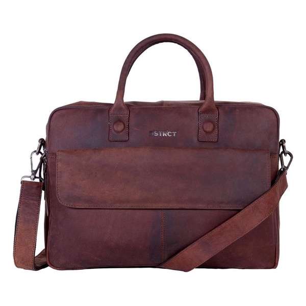 DSTRCT Wall Street Business Laptoptas 17'' Brown 76420