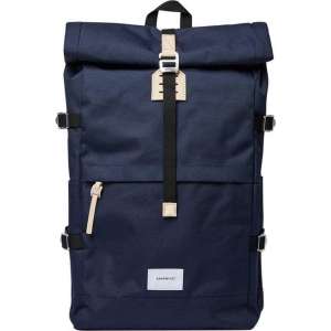 Sandqvist Rugzak Bernt Navy Blauw Rolltop Rugtas - Waterdicht 20 Lt