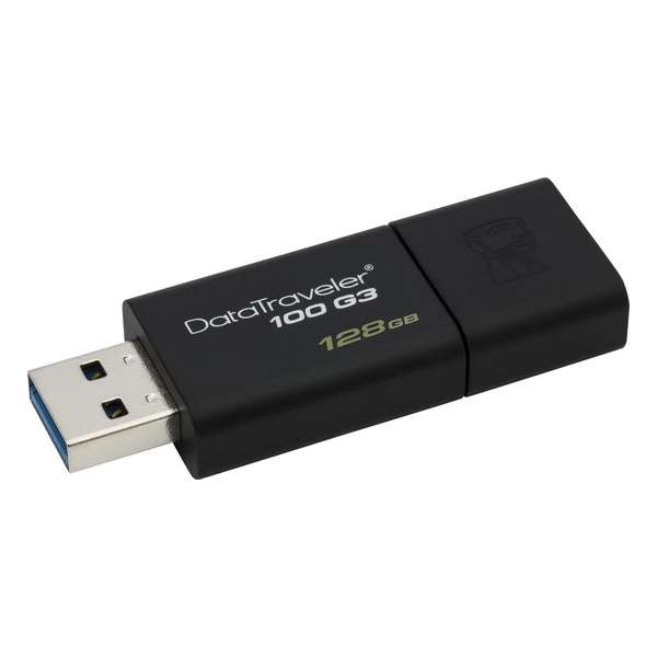 Kingston DataTraveler 100 G3 - USB-stick - 128 GB