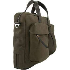 Camel bag 15 laptoptas 2 pocket donkerbruin