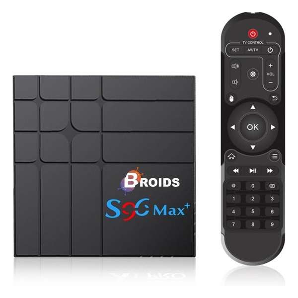 Broids - Android 10 TV Box - 4K HDR - Media Player -Plug & Play - Set Top Box - IPTV Box - Disney+