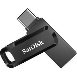 Sandisk Ultra Dual Drive Go USB flash drive 64 GB USB Type-A / USB Type-C 3.2 Gen 1 (3.1 Gen 1) Zwart