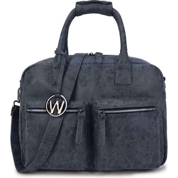 Wimona Alessia 1105 Schoudertas / Laptoptas - 15 inch - Donkerblauw