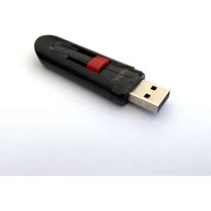 USB Sandisk Cruzer 128GB Stick / Flash Drive / Zwart-Rood