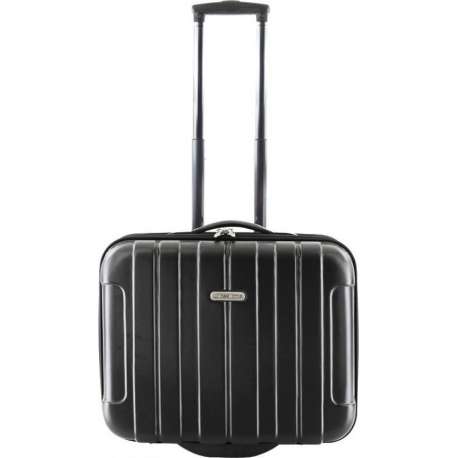 Pilot case met wielen Davidts 15 inch - zwart - ABS