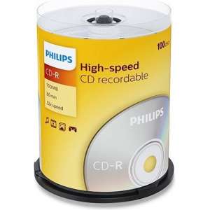 Philips - Philips CD-r 52x 700mb 100cake