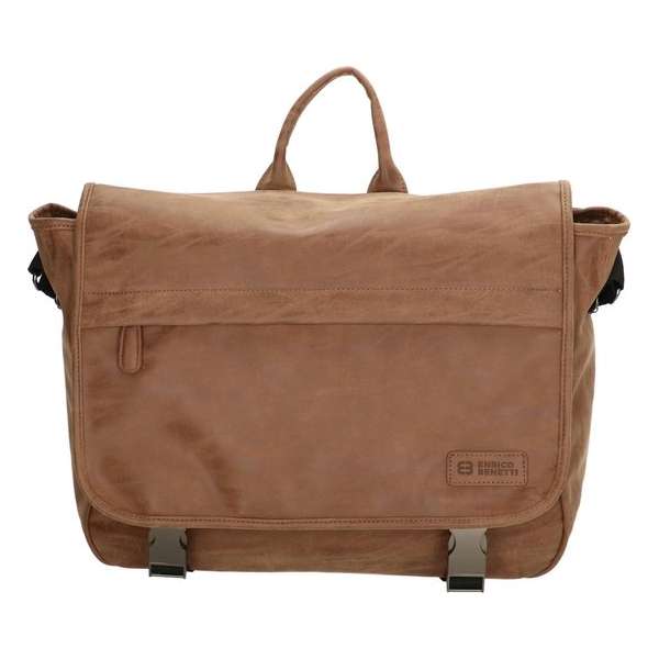 Enrico Benetti Madrid 54664 17" Laptoptas/ business tas - Bruin