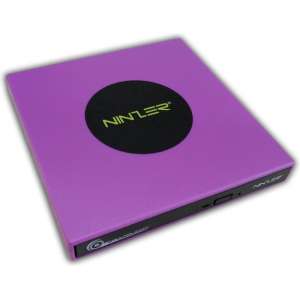 Ninzer® Externe DVD/CD ± RW, Speler en Brander Optische Drive | Paars