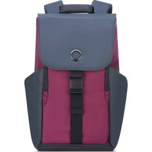 Delsey Securflap Laptop Backpack - Anti Diefstal - 1 Compartment - 15 inch - Bordeaux