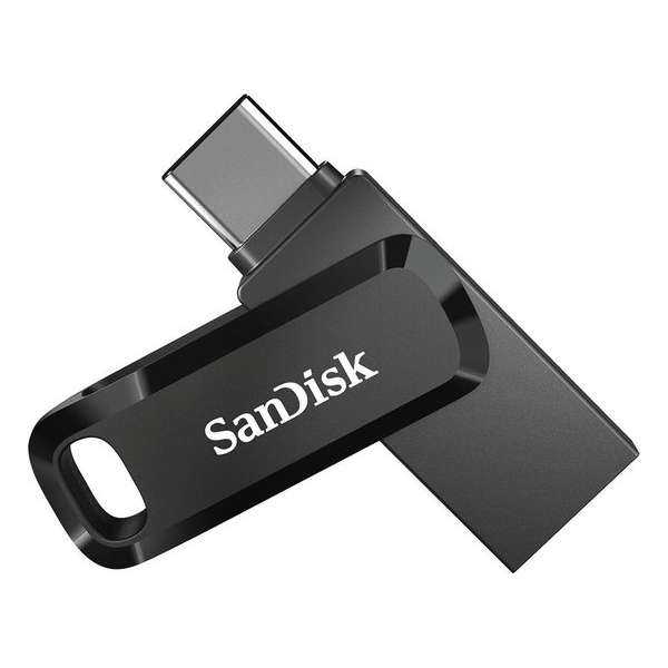 Sandisk Ultra Dual Drive Go USB flash drive 256 GB USB Type-A / USB Type-C 3.2 Gen 1 (3.1 Gen 1) Zwart