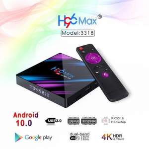 H96 Max - Smart Tv Box 4K - Android 10 - 4GB RAM - 32GB ROM - Youtube / Netflix
